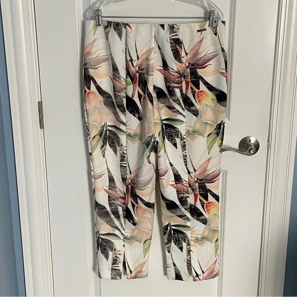 Joseph Ribkoff tropical floral ankle length Pants 54024